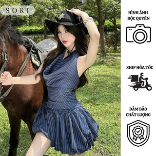  SET CỔ ĐỔ DÂY KÈM CHÂN VÁY BÍ NGÔ TÔN DÁNG