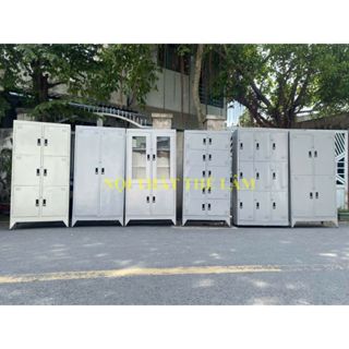 TỦ HỒ SƠ KÍNH ĐỰNG TÀI LIỆU VĂN PHÒNG dày 3dem sơn dầu (có giao sau giờ hành chính)