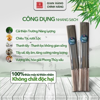  Nhang sạch thảo mộc nhang hương Quế & Khuynh Diệp không hóa chất an toàn sức khỏe  Tép 30 cây  