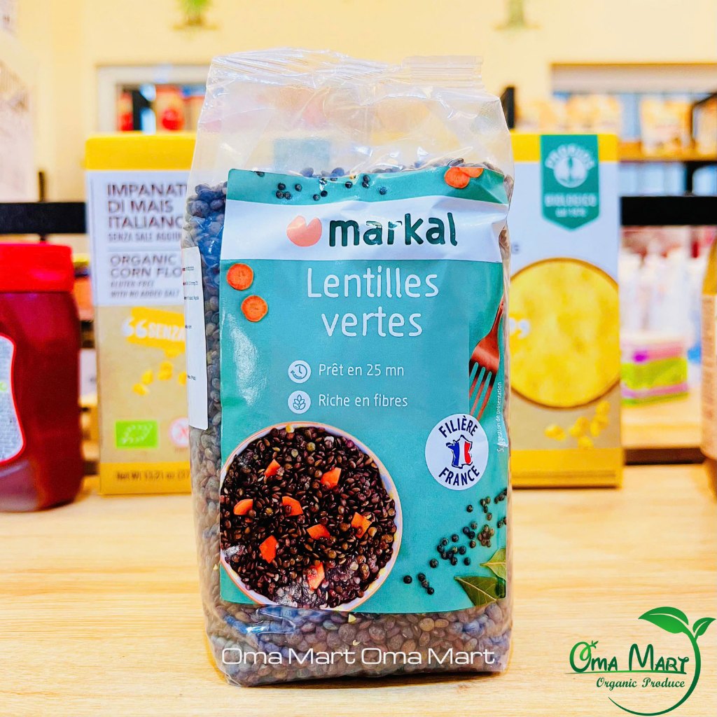 Đậu lăng xanh hữu cơ Markal 500g