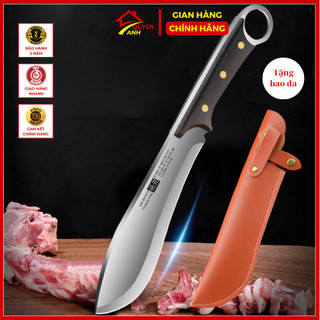  Freeship toàn quốc  Dao Chặt Xương Gà Dừa Cây Dao Thái Thịt Siêu Sắc Dao Thép Nhật Siêu Cứng Không Gỉ 34cm 