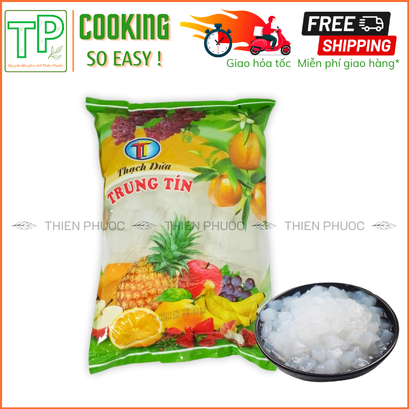 Thạch dừa trung tín gói 500g