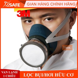 Bộ mặt nạ phòng độc 3m hf52-3301k-7711-385 - mặt nạ chống độc, lọc bụi, dùng phun sơn, phun xịt hóa chất