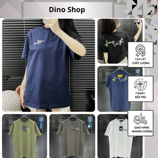 Áo Phông Nam Thêu Hoạ Tiết Cao Cấp - Áo Phông Nam Thêu Logo Hoạ Tiết Đẹp Mê Li