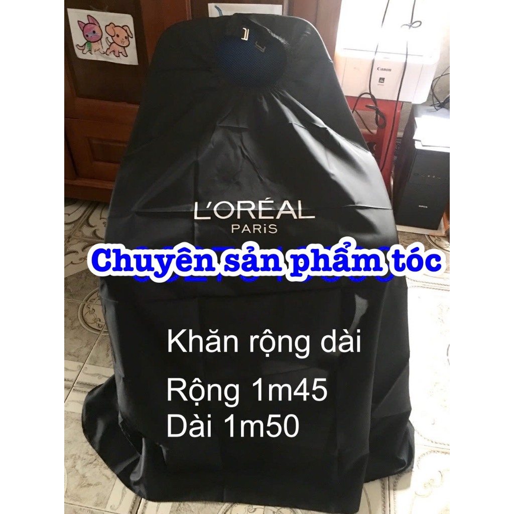 ✅freeship✅ Khăn choàng cắt tóc , khăn choàng cắt tóc LOREAL  ( 1m50 x 1m45 )