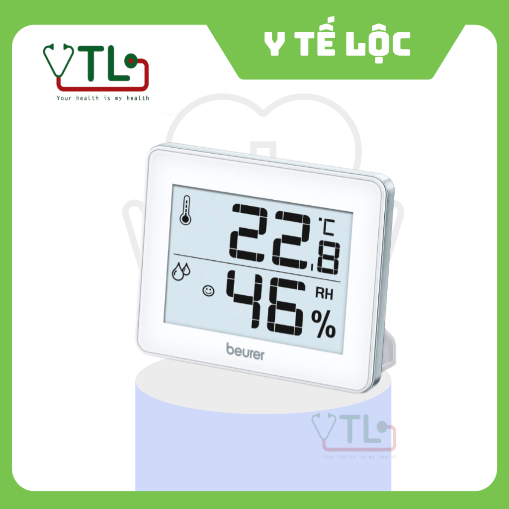 Nhiệt ẩm kế Beurer HM16 (Trắng)