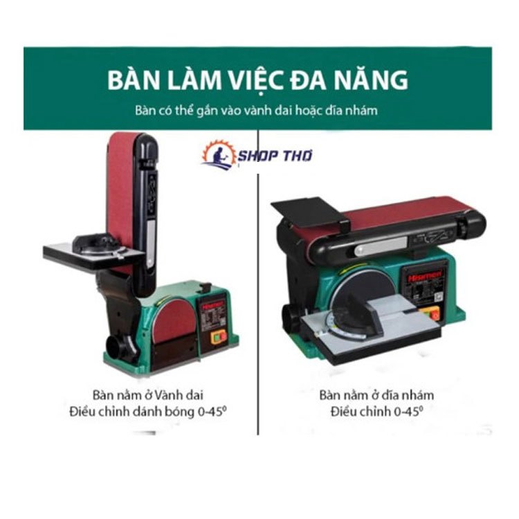 Máy mài nhám 2 trong 1 Hisimen H4600