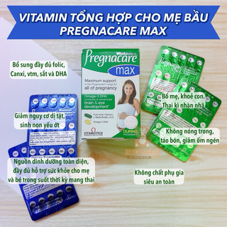 [XẢ KHO Date 7/2026] Vitamin bầu Pregnacare Max UK
