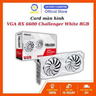  Card màn hình VGA RX 6600 Challenger White 8GB  RX6600 CLW 8G  - Bảo hành 36 tháng 