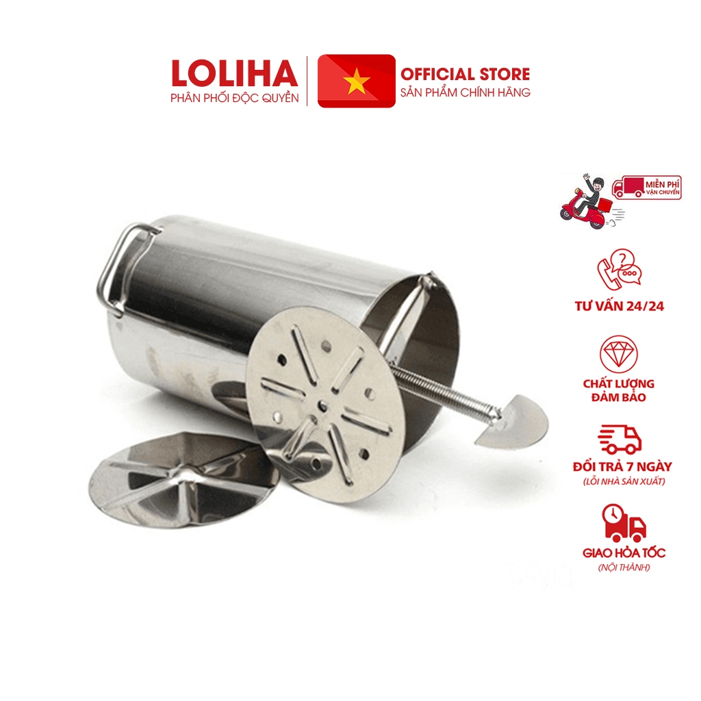 📛FREESHIP📛 Combo 5 Khuôn làm giò 1kg inox cao cấp