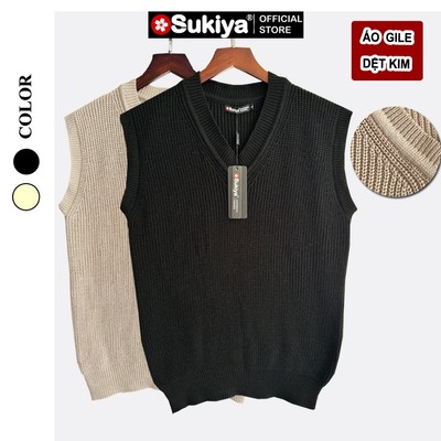 Áo Len Gile Nam SUKIYA Phong Cách Hàn Quốc Unisex AL86