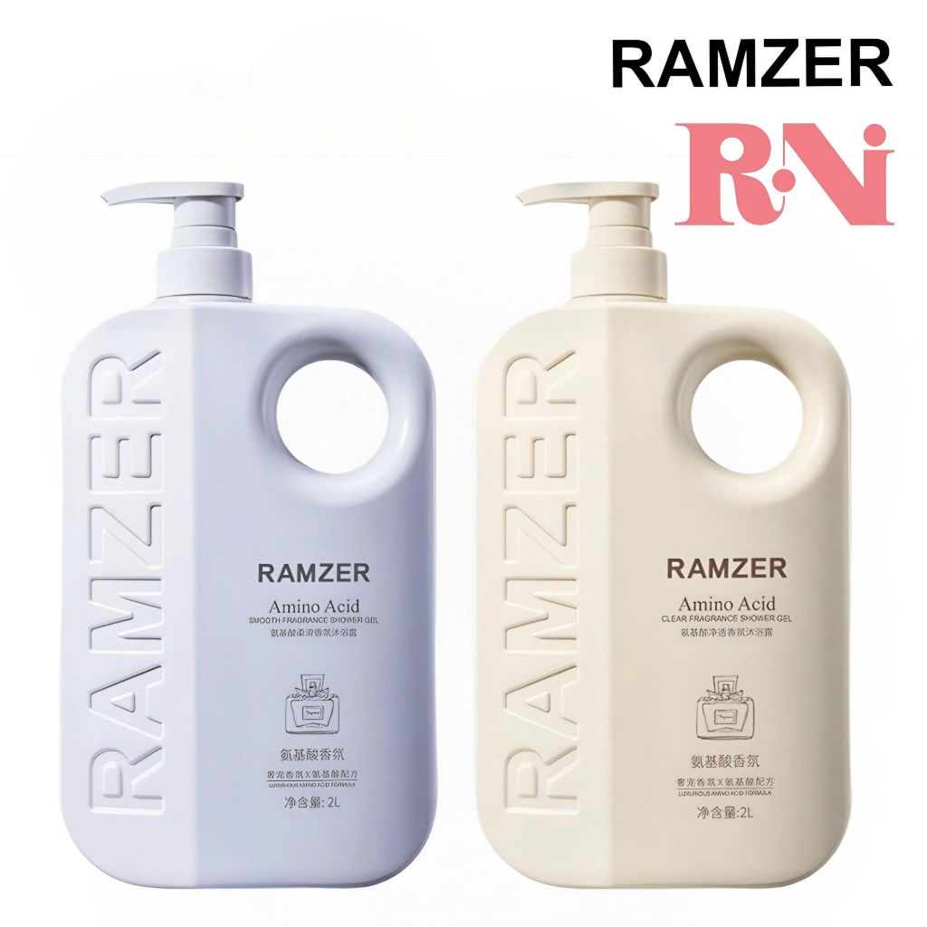COMBO 2 Chai Sữa Tắm Truyền Trắng RAMZER Amino Acid 1L Hương Nước Hoa Thanh Mát