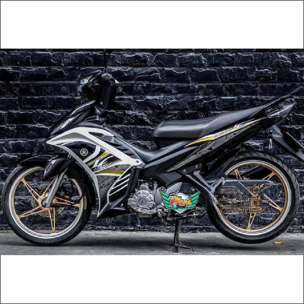 Tem Rời Exciter 135 Lc bạc đen (F)