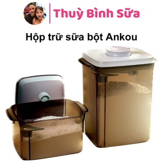 Hộp đựng sữa bột, thức ăn hút chân không ANKOU chính hãng
