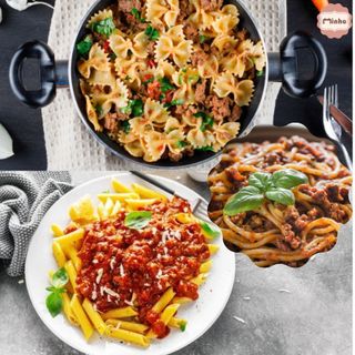 Mì nui các loại  túi zip 100g (nui xoắn, nui sao, nui chữ, mì semon, nui sò, nui vũ trụ)