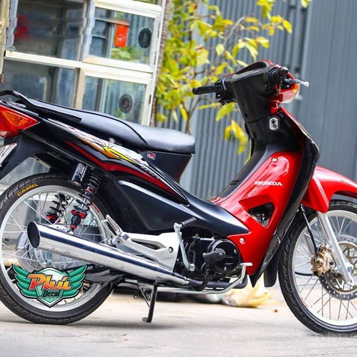 Tem rời Wave S đen đỏ (W)