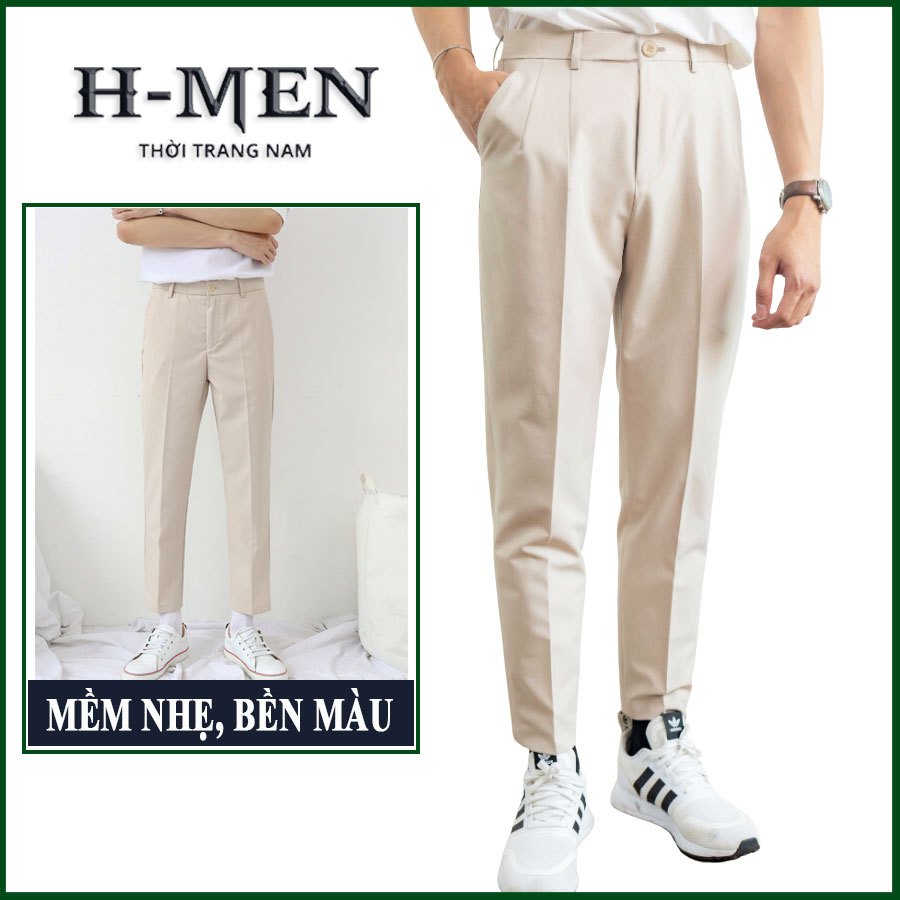 Quần Kaki Dài Nam Dáng Âu Ống Côn Ôm Vừa Chất Liệu Cotton Co Giãn, Mềm Nhẹ, Thoáng Mát QDK01
