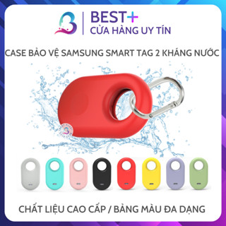 Ốp Samsung Smart Tag 2 Silicone Case Mềm Kháng Nước Kèm Móc Khoá Mở Tiện Lợi BESTPLUS