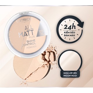 Phấn Phủ Kiềm Dầu Catrice All Matt Plus Shine Control Powder 10g