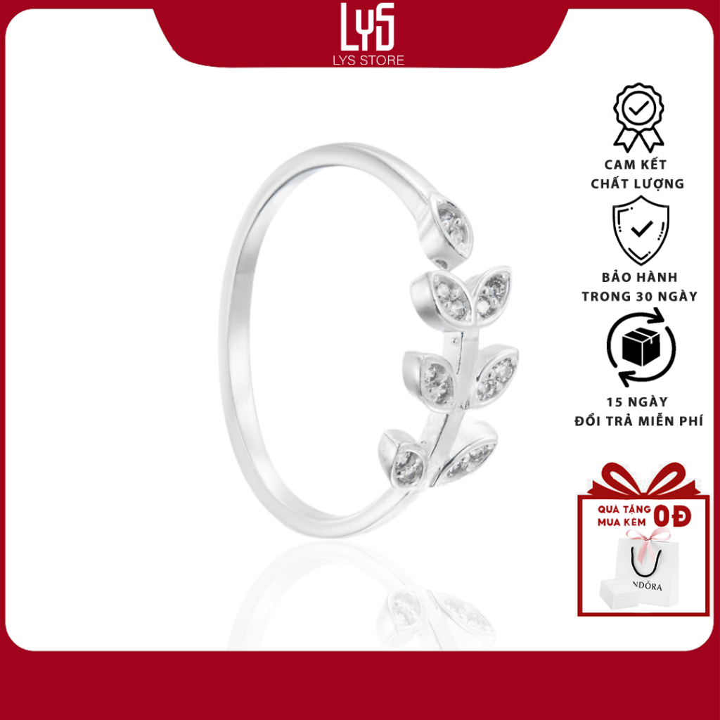 Nhẫn bạc nữ Pan Silver Ring Fullbox 8200- Nhẫn Bạc Nữ S925