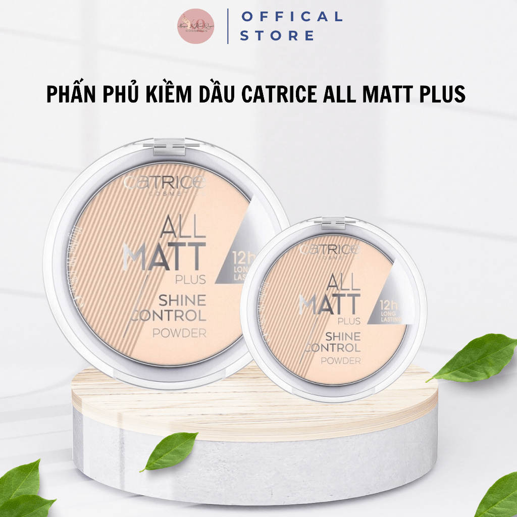 Phấn Phủ Kiềm Dầu Catrice All Matt Plus Shine Control Powder 10g