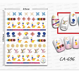 sticker thương hiệu logo mã mới