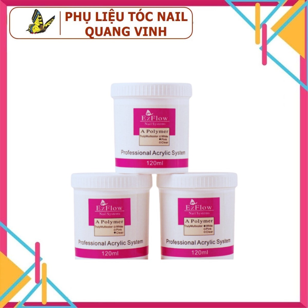 Bột đắp móng đắp hoa Ezflow 120g