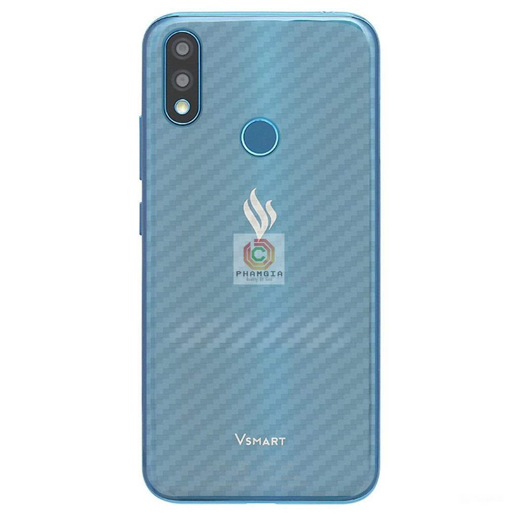 Miếng dán mặt lưng skin carbon Vsmart Joy 2 Plus