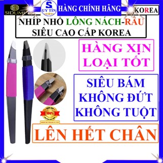  Nhíp nhổ râu xịn nhổ tóc bạc sâu lông nách lông mày mi cao cấp Sidumi chống trơn nhổ ria mép lông tay chân vùng kín tốt 