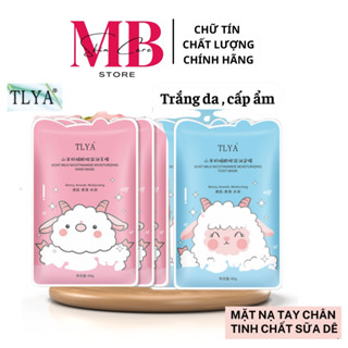 Mặt Nạ Ủ Tay Chân Sữa Dê Niacinamide TLYA Dưỡng Ẩm Mềm Mịn, Sáng Da, Giảm Nứt Tay Chân