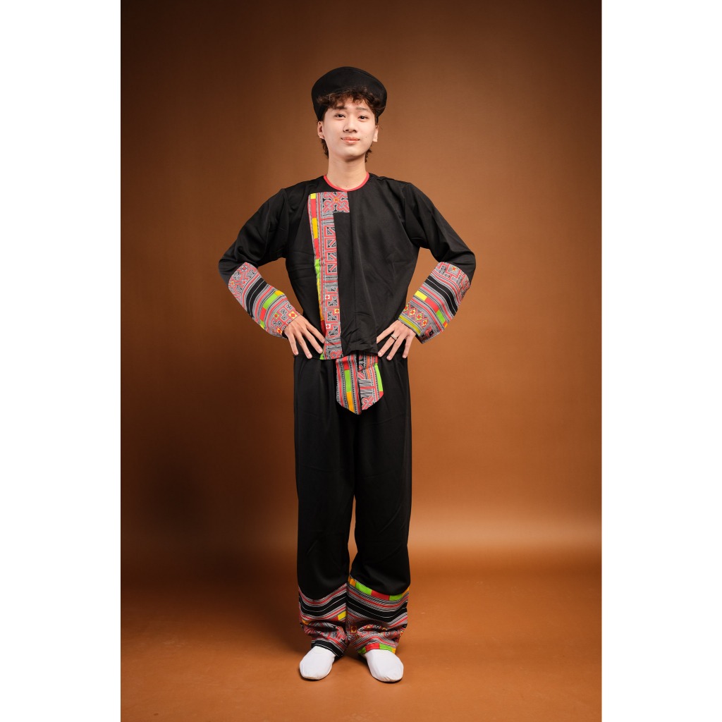 Trang Phục H'Mông Nam Đen,Đồ Dân Tộc H'Mông Nam,Trang Phục Dân Tộc H'Mông , Đồ Dân Tộc H'Mông Nam Ch