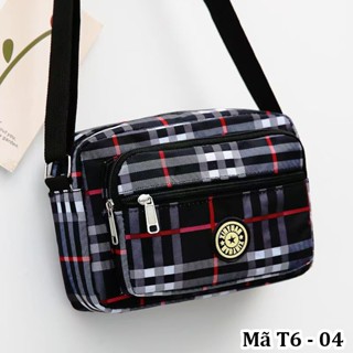 Túi xách nữ nhiều ngăn size 24cm cho mẹ in hình hoạ tiết vải Oxford chống thấm nước thời trang cho phụ nữ trung niên T6