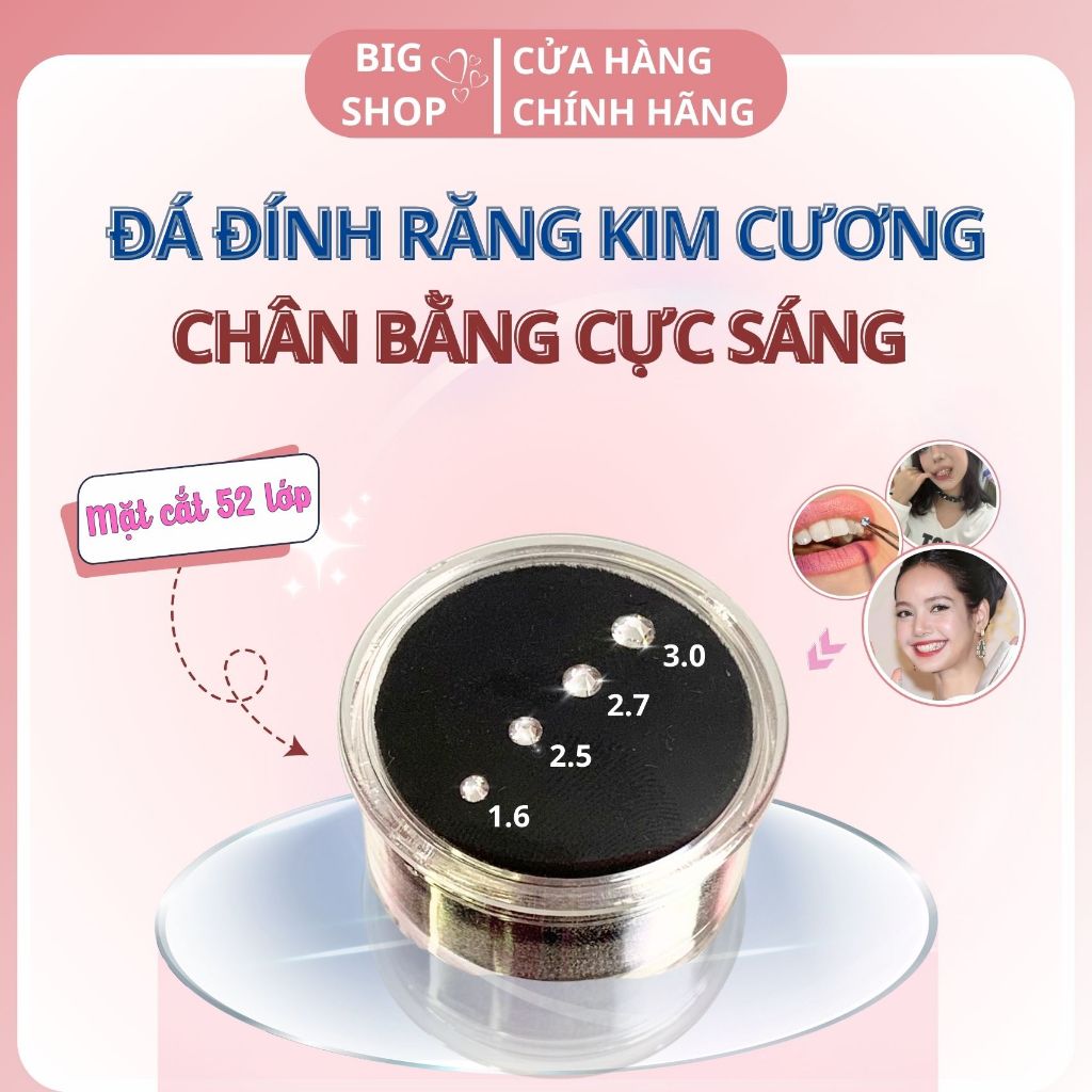 Đá Đính Răng Úc loại 1 sáng, chân bền, đẹp