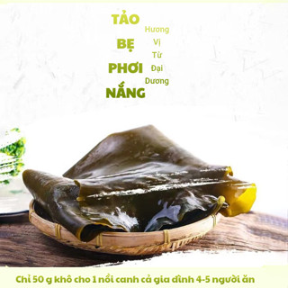 Rong Biển Khô Nấu Canh Nguyên Lá, Tảo Bẹ Khô nguyên miếng. Phổ Tai Nấu Chè Hầm Sương Nấu Sup