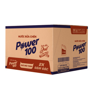 Nước rửa chén Power100 Tinh dầu quế 3.5KG