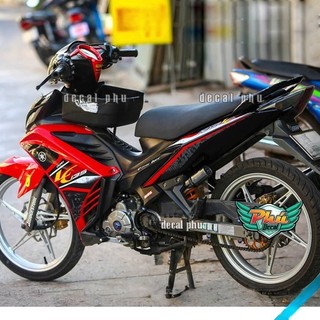 Tem rời Exciter 2011-2014 tem LC 2020 đỏ đen (V)