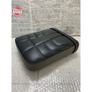 Bộ yên xe cub 81-82-84-Custom đen xám múi nổi