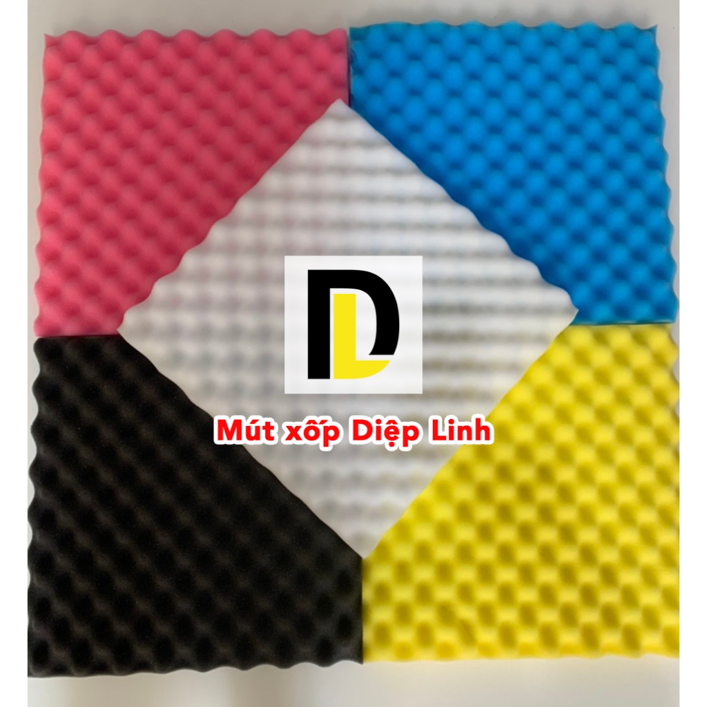 Mút trứng, mút tháp hỗ trợ tiêu âm, cách âm, giảm vang có nhiều hình dạng và kích thước cho phòng live,karaoke