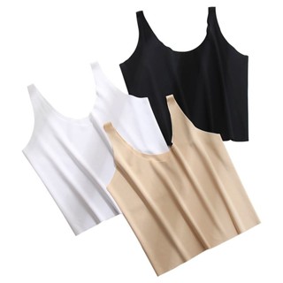 Áo su thun vai cổ sâu không mút, không ép