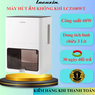 Máy hút ẩm kép Lacuzin - Dual Peltier Dehumidifier LCZ100WT bảo hành 12 tháng đổi mới trong 30 ngày