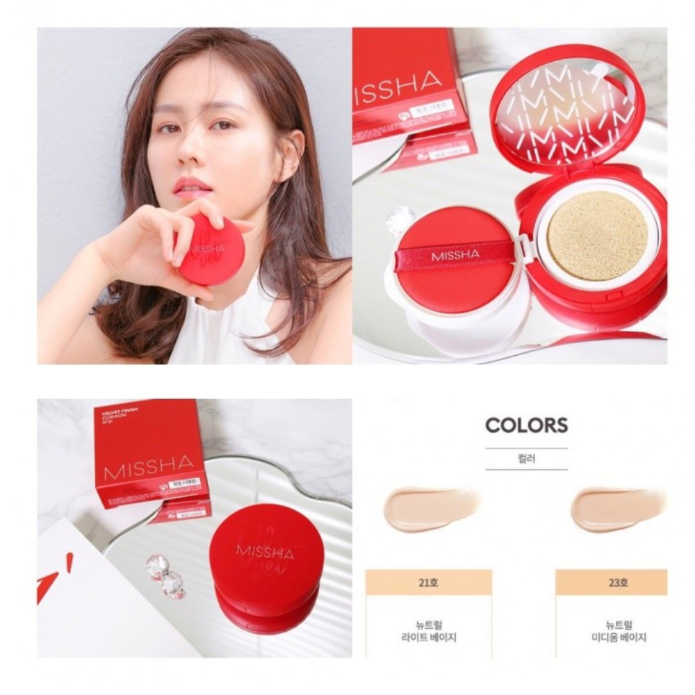 Phấn Nước Missha Velvet Finish Cushion (Vỏ Đỏ)
