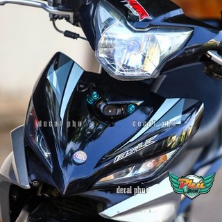 Tem Rời Exciter 135 2011-2014 LC đen bạc (V)