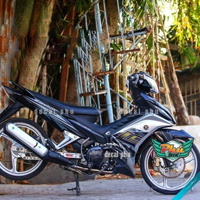 Tem Rời Exciter 135 2011-2014 LC đen bạc (V)