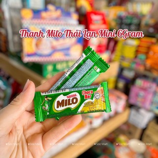TÁCH LẺ 💚 Thanh Socola Mini Milo 30Gram - Malaysia - Thanh 6Gram Nội Địa Thái Lan