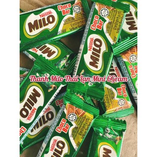 TÁCH LẺ 💚 Thanh Socola Mini Milo 30Gram - Malaysia - Thanh 6Gram Nội Địa Thái Lan