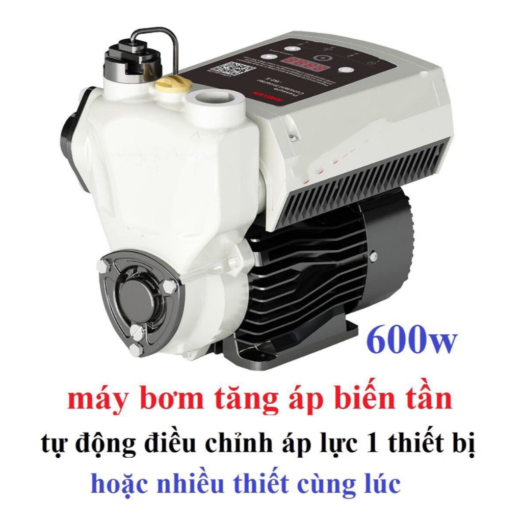 Máy bơm tăng áp biến tần Shirai IJLm-600AP - 600W, Kích thước 27.7x19.7x24.8cm, Trọng lượng 15kg