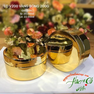 HŨ V200 VÀNG BÓNG 200GRAM