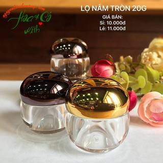 HŨ ĐỰNG KEM NẤM 20GRAM MÀU SẮC