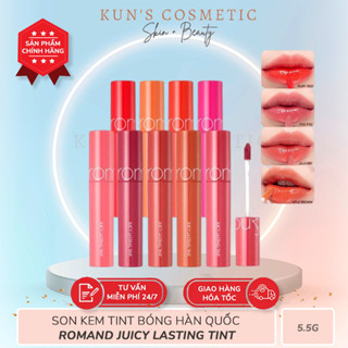 Son Tint Romand Juicy Lasting Tint Son Bóng Romand màu 13 19 20 21 23 28 29 5.5g