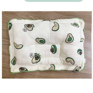 Gối xô sơ sinh cho bé Tomato Kids chính hãng hình chữ nhật vải Muslin cao cấp chống méo đầu, êm ái, thoải mái cho b